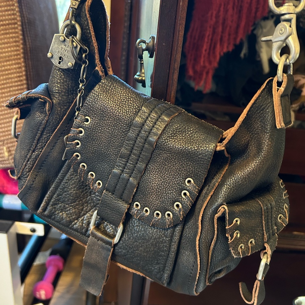 We The Free Baby Leigh distressed tote bag